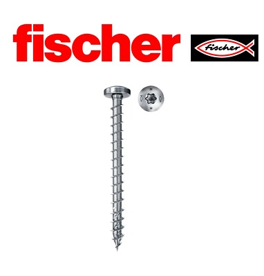 Fischer Power-Fast II FPF Spanplattenschrauben Pan-Head TX verzinkt Vollgewinde