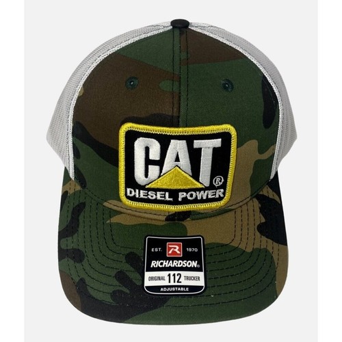 Caterpillar CAT Richardson 112 cappello da camionista a scatto posteriore - Foto 4 di 5