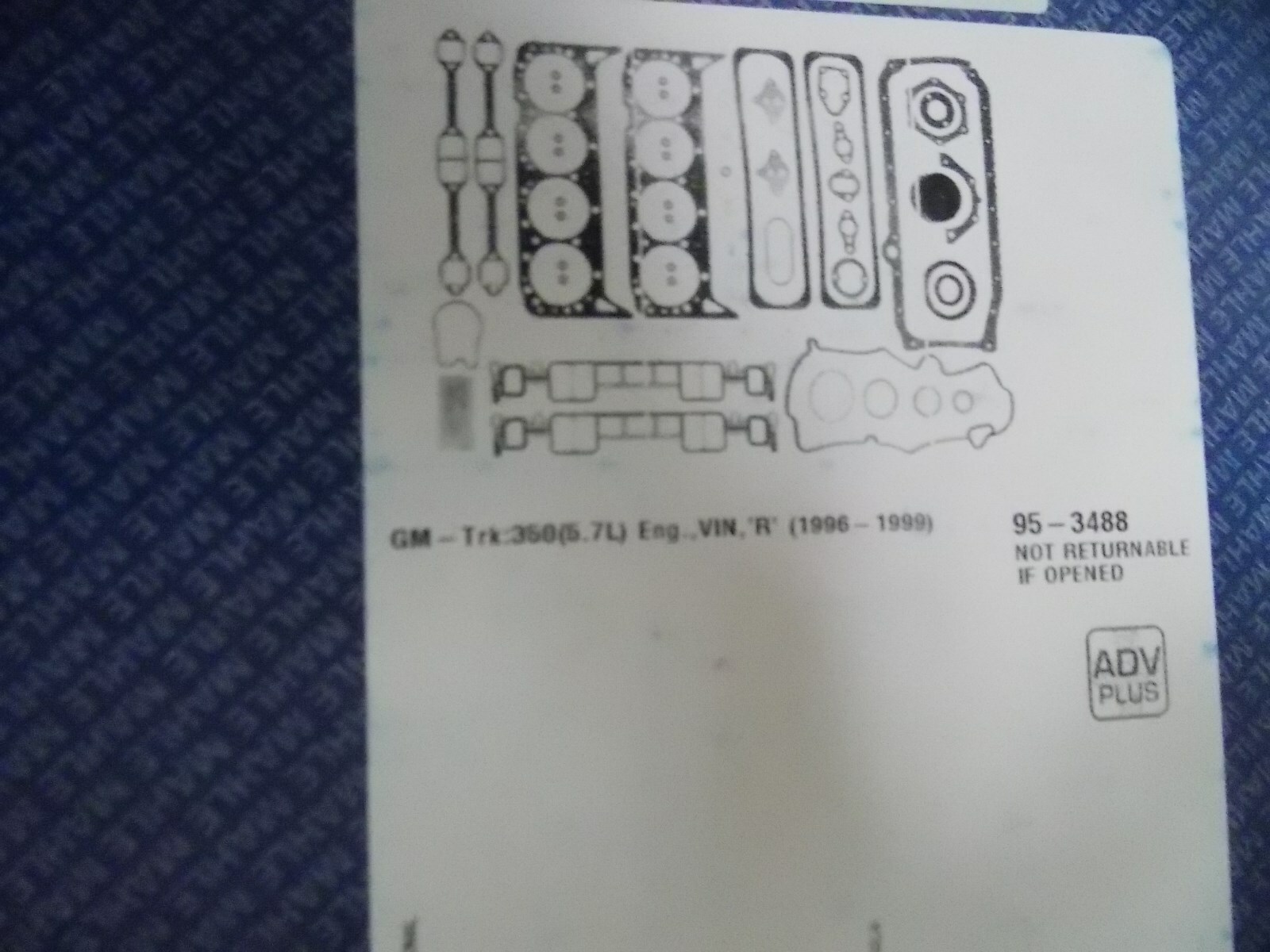 19961999 CHEVY V8, 350 VORTEC Engine Kit ReRing eBay