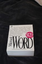 Vintage Microsoft Office Word Box an Manuals