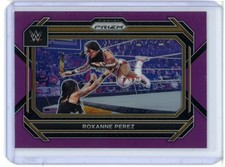 2023 PANINI PRIZM WWE WRESTLING PURPLE PRIZM ROXANNE PEREZ /149