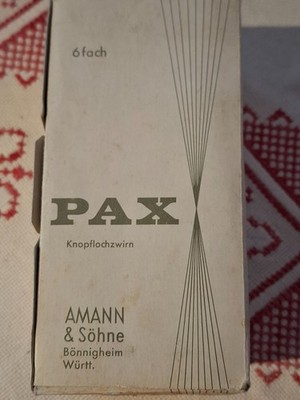 3 rolls Amann PAX 36/6, 500 meters each, 6 x buttonhole thread, FB. 1412 Yellow Green