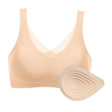 Seamless Post-Surgery Bra for Women, Pocket Mastectomy Bras for Breast 38 Skin