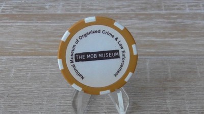 The Mob Museum Las Vegas Ceramic Challenge Coin #E66