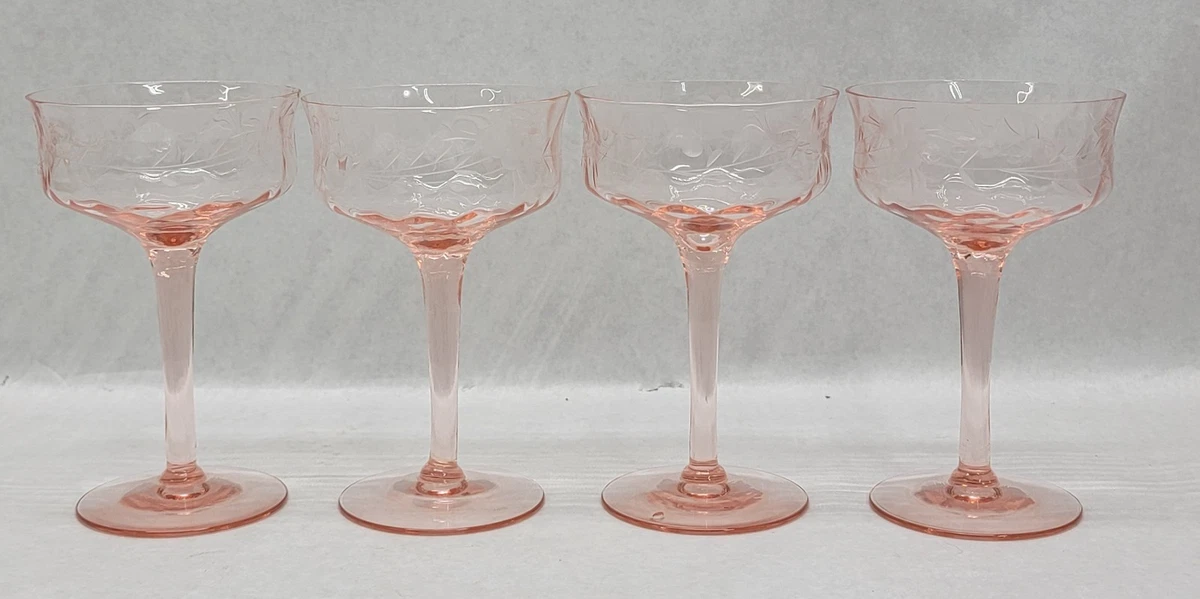 etched depression glass products for sale | eBay