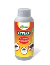 INSETTICIDA MOSCHE ZANZARE-BLATTE ALFE CYPERX USO DOMESTICO E CIVILE 1 LT