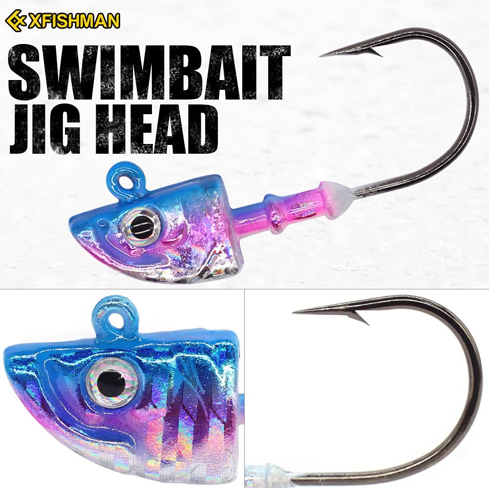 Swimbait Jig Head Minnow Fish Head Jig For Fishing Lures Freshwater Saltwater - Image 2