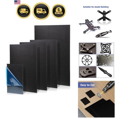 Carbon Fiber Sheets 400X500X2MM - 100% 3K Twill Matte Carbon Fiber Plate for ...