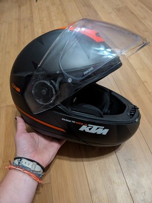 schuberth c4 modular ktm motorcycle helmet size small