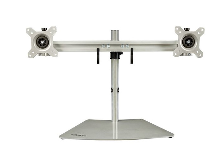 Dual Monitor Stand StarTech  2x 24"" VESA Mount Silver ARMDUOSS