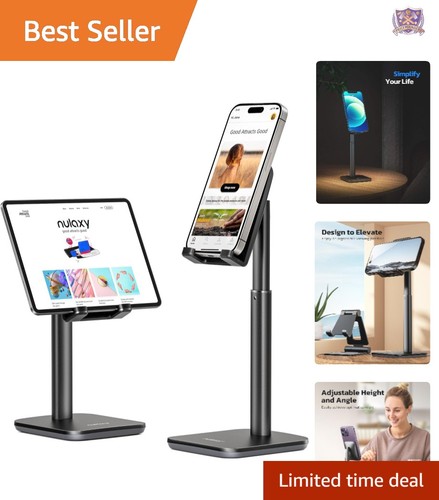Adjustable Aluminum Phone Stand for Desk