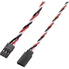 Reely RE-6992163 Servo Extension 10pc 50.00 cm 0.35 mm  braided