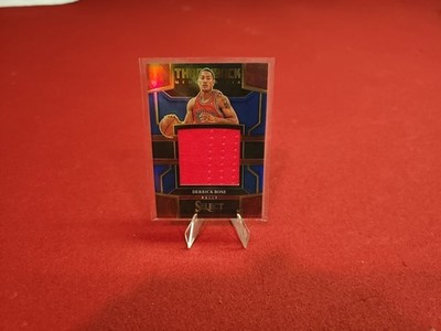 2023-34 Panini Select Throwback Memorabilia Derrick Rose 29/75 Game Worn SP