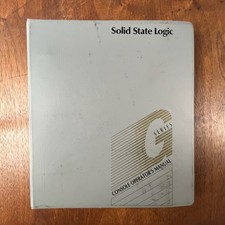 VINTAGE SOLID STATE LOGIC G-SERIES CONSOLE OPERATOR'S GUIDE 