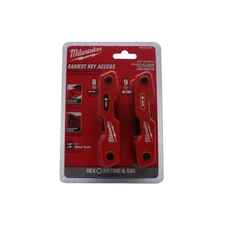 Milwaukee Folding Hex Key Set, 17-Piece SAE/Metric Combination