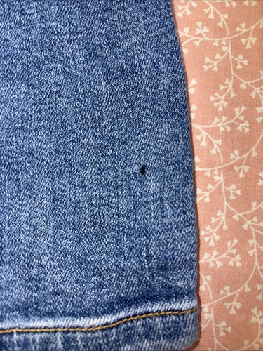 OshKosh B’gosh Kids Girls Overalls 8 Blue Denim Adjustable Straps Distressed - Picture 5 of 9