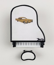 Bleachers Autographed Signed Toy Mini Piano Take Sadness Out Saturday Night ACOA