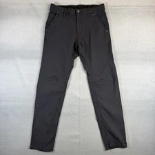 Projek Raw Pants Mens 32 Gray Classic Fit Tech Tapered Performance Stretch
