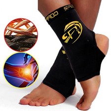 Ankle Brace Support Copper Plantar Fasciitis Sport Compression Foot Pain Relief