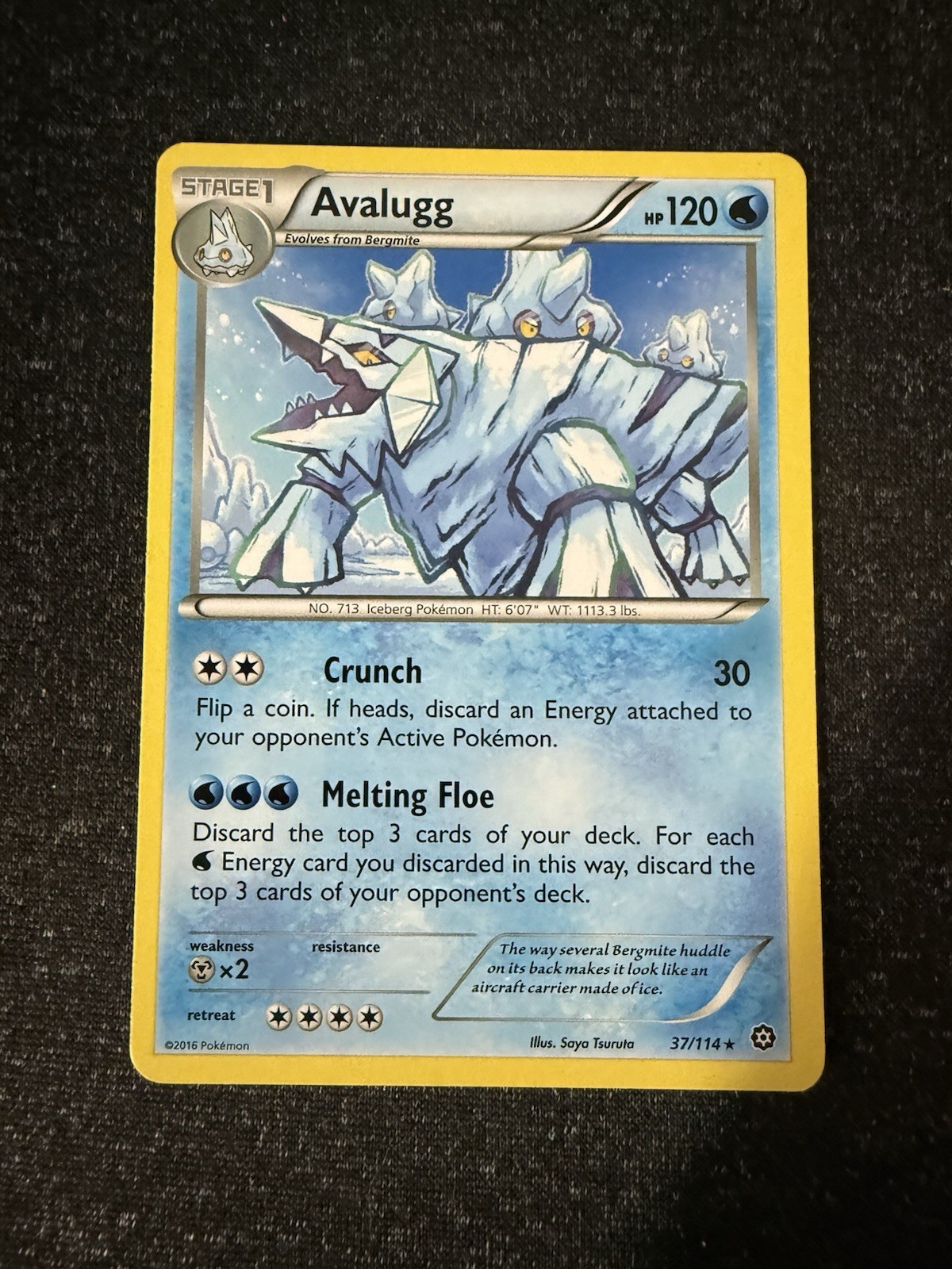 Avalugg 37/114- Steam Siege- Regular Rare- LP