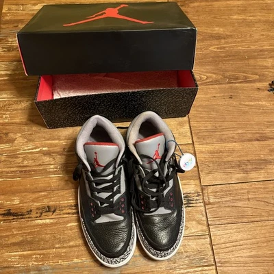 Air Jordan 3 Retro Black Cement Size 11 2011 136064-010 Restoration Special - Image 1 of 4