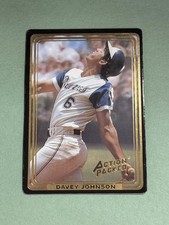 Davey Johnson 1993 Action Packed All-Star Gallery Series Braves #75    *1637*