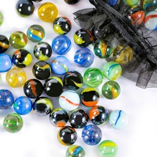 Colorful Glass Marbles, 0.6Inch Marbles Bulk for Kids Marble Games,Diy and Home