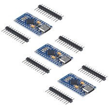 3Pcs Pro Micro Atmega32U4 Module Type-C Development Board 5V 16MHz Micro