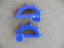 Pair of Tmnt Warriors of the Forgotten Sewer Rocksteady Gatekeeper Hand Spikes