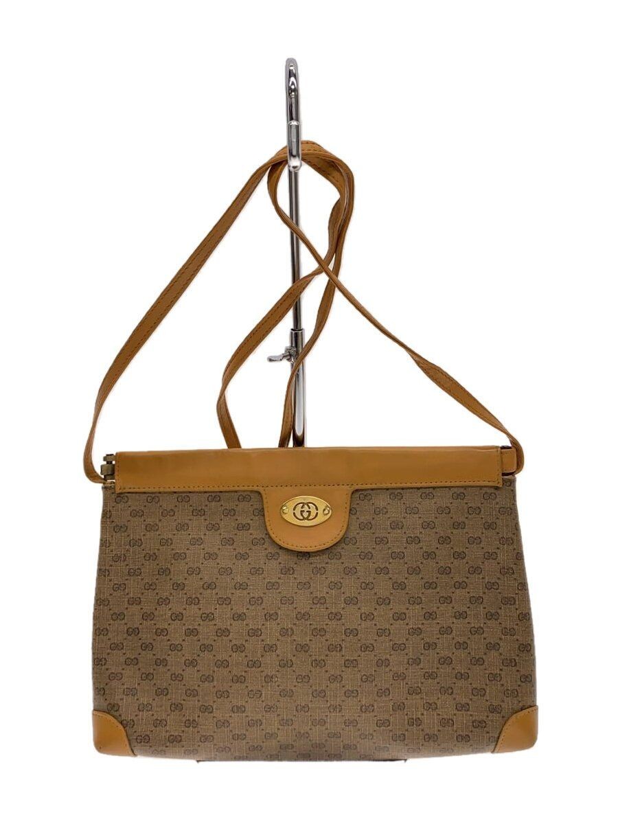 GUCCI beige PVC shoulder bag pre-owned