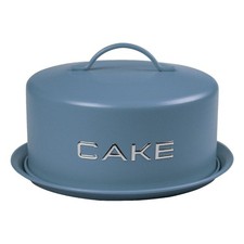 Tortiera Copri Torta Trasportino per Dolci e Torte in Metallo Vintage 28 cm