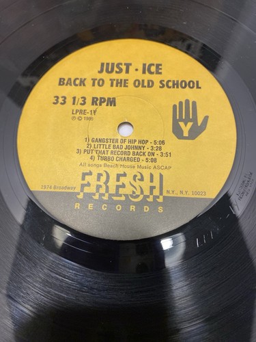 Just-Ice - Back To The Old School Vinyl Schallplatte 12" & Hip Hop Cover Kunst Buch - Bild 5 von 14