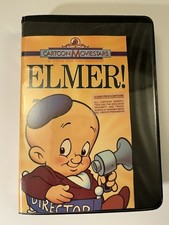 ELMER! and Bugs Bunny on MGM Betamax Vintage Clamshell Box Cartoon Movie Stars