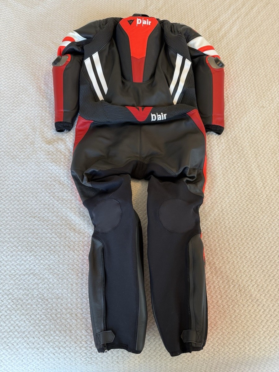 Dainese Misano 3 D-Air Perforated Leather Racing Motorcycle Suit
