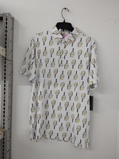 Birdie Bound Men's  Big Men's Novelty Print Golf Polo