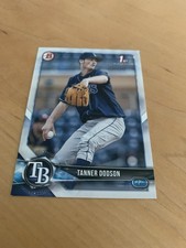 2018 Bowman Draft #BD-78 Tanner Dodson Card Tampa Bay Rays