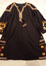 Next Dress Size 14  tuunic sheath boho  A-Line  Casual Beach Holiday TP90*