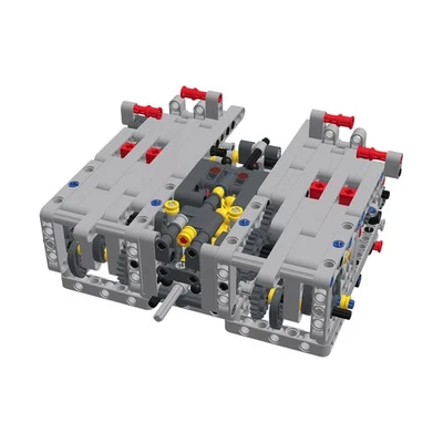 Mocs Bricks Sets Sequential Dual-Clutch Gearbox DSG 8 Speeds Engine MOC-14405 - Image 1 of 3