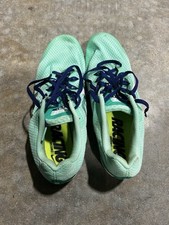 Nike Rival D 9 Green Glow White Mid Distance Track Shoes Size 11