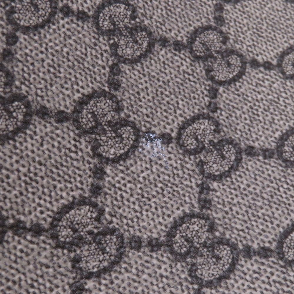 GUCCI GG Supreme Savoy Large Duffle Bag Size Large GG Supreme/Leather Beige/... thumbnail 8