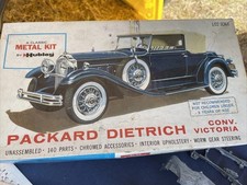 Hubley 1930 Packard Metal Model Kit Dietrich Victoria 1:22 Scale Vtg Unassembled