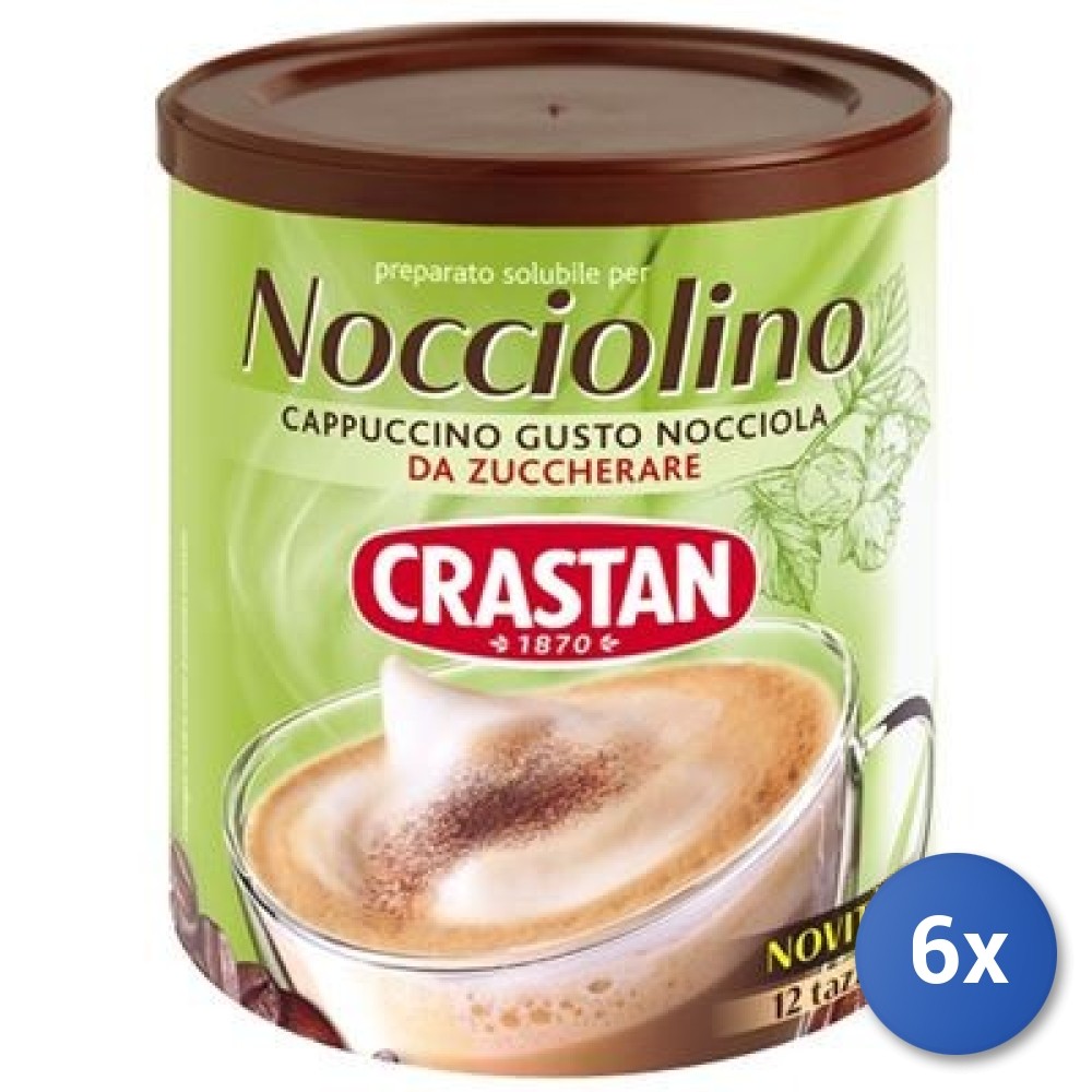 6X Multipack Cappuccino Crastan Nocciolino 150G Soluble