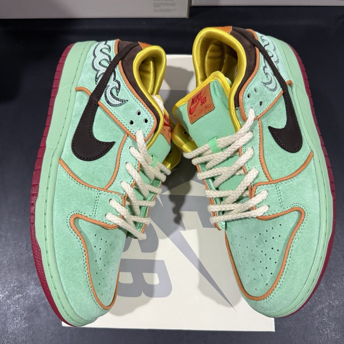 ★Nike★SB Dunk Low Pro Tourmaline★大人気★ Size 5M/6.5.W Nike SB Dunk Low Pro Rodeo Tourmaline Black