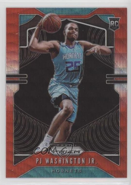 2019-20 Panini Prizm Rookie Ruby Wave Prizm PJ Washington Jr #258 0c4