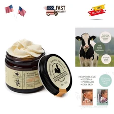 Handmade Whipped Tallow Balm Vanilla Orange - Organic Body Butter with Infuse...