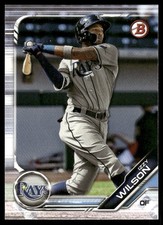 2019 Bowman Draft #BD-13 Izzy Wilson Tampa Bay Rays