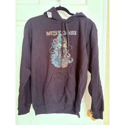 Meshuggah Band Hoodie Black Graphic Pullover Small NWOT Rock Metal