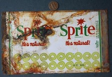 Sprite It's A Natural Unused Soda Pop Can Flat Coca-Cola Product Vintage +