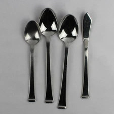 Lot of 4 Cambridge Flatware Triumph Stainless 3 Spoons & 1 Butter Knife