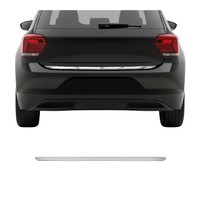 Kofferraumleiste Heckklappe Leiste FüR VW Polo 2017-2021 Untere Edelstahl Chrom